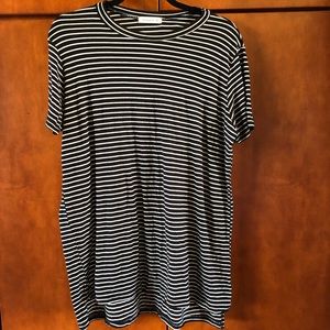 Striped tshirt dress/baggy tshirt